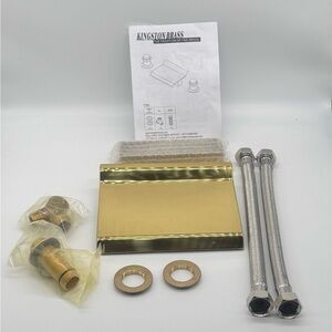 KINGSTON Milano Polished Brass Roman Tub Faucet